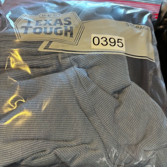 U.S. Polo Assn. Men's Blue Zip-Up Ribbed Cotton Leather Pull Sweater Sweatshirt - Picture 9 of 9